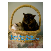 My basket Postcard!