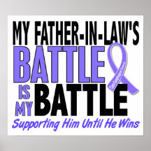 My Battle Too Father-In-Law Oesophageal Cancer Posters