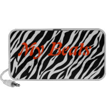 My beats Zebra print speaker