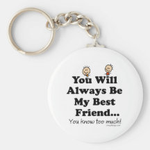 My Best Friend Key Chains