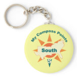 My Compass Points South keychains