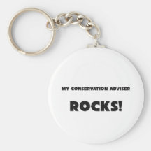 MY Conservation Adviser ROCKS! Keychain