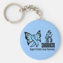 My Dad is a Survivor - Prostate Cancer Key Chains
