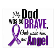 My Dad Is An Angel Pancreatic Cancer Post Cards