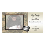 My Daddy Is a Hero - Customisable Personalized Photo Card