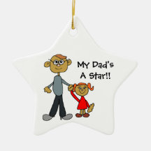 My Dad's A Star Christmas Ornament
