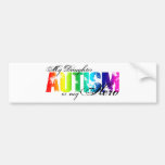 My Daughter My Hero - Autism Bumper Sticker