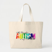 My Daughter My Hero - Autism Canvas Bags
