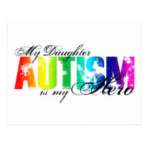My Daughter My Hero - Autism Postcards