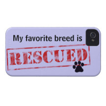 My Favourite Breed Is Rescued iPhone 4 Case