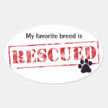 My Favourite Breed Is Rescued Sticker