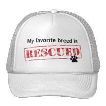 My Favourite Breed Is Rescued Trucker Hat