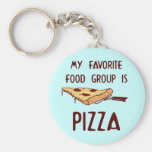 My Favourite Food Group is Pizza Key Chains