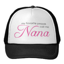 My Favourite People Call Me Nana Mesh Hat