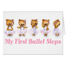 My First Ballet Steps Card