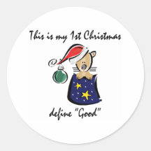 My First Christmas Sticker