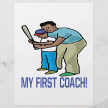 My First Coach Flyer Design