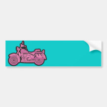 My First Pink Motorcycle Bumper Stickers