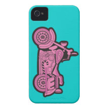 My First Pink Motorcycle iPhone 4 Cover