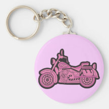 My First Pink Motorcycle Key Chain