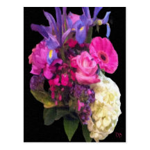 My Friend Kris' Bouquet Cards Postcard
