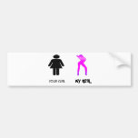 my girl bumper stickers