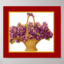 My golden basket print