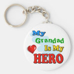 My Grandad Is My Hero – Insert your own name Key Chain