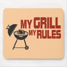 My Grill My Rules Mouse Mats
