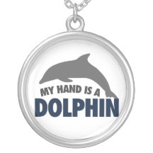 My hand is a dolphin pendants