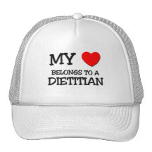 My Heart Belongs To A DIETITIAN Hats
