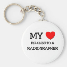 My Heart Belongs To A RADIOGRAPHER Key Chains