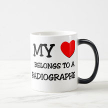 My Heart Belongs To A RADIOGRAPHER Mug
