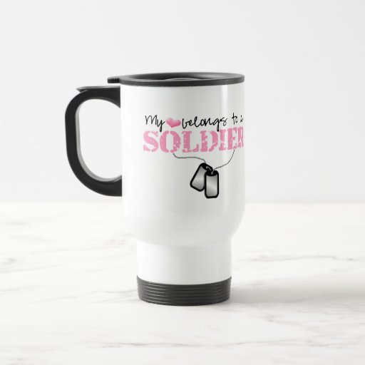 My heart belongs to a Soldier Mug