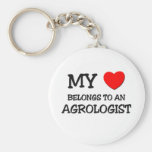 My Heart Belongs To An AGROLOGIST Key Chains