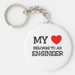 My Heart Belongs To An ENGINEER Key Chains