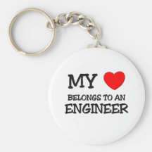 My Heart Belongs To An ENGINEER Key Chains