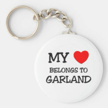 My Heart Belongs to Garland Key Chains