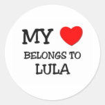 My Heart Belongs To LULA Stickers