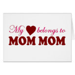 My Heart Belongs to Mum Mum Greeting Card
