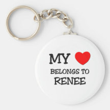 My Heart Belongs To RENEE Keychains