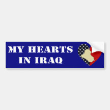 My Hearts In Iraq Bumper Stickers