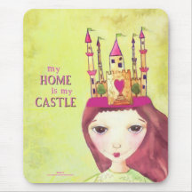 my home is my castle mousepad