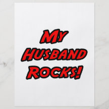 My Husband Rocks! Full Colour Flyer
