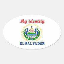 My Identity El Salvador Stickers