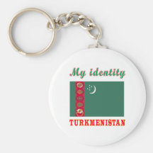 My Identity Turkmenistan Keychain