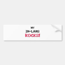 My In-Laws Rocks Bumper Sticker