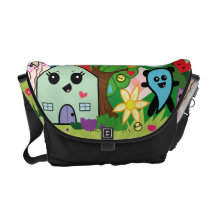 My Kawaii House Messenger Bag