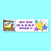My Kid is a KBP Star bumper stickers
