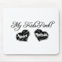 My Kids Rock (2 Kids) Mousepad
